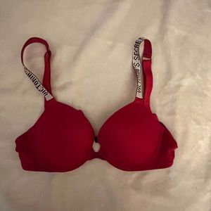 VS Very Sexy Res Rhistone Strap Push Up Bra